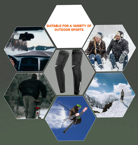 ROCKBROS Ocieplacze na Nogi Dla Kobiet i Mężczyzn, Kolarskie Ocieplacze Na Kolana Nogawki