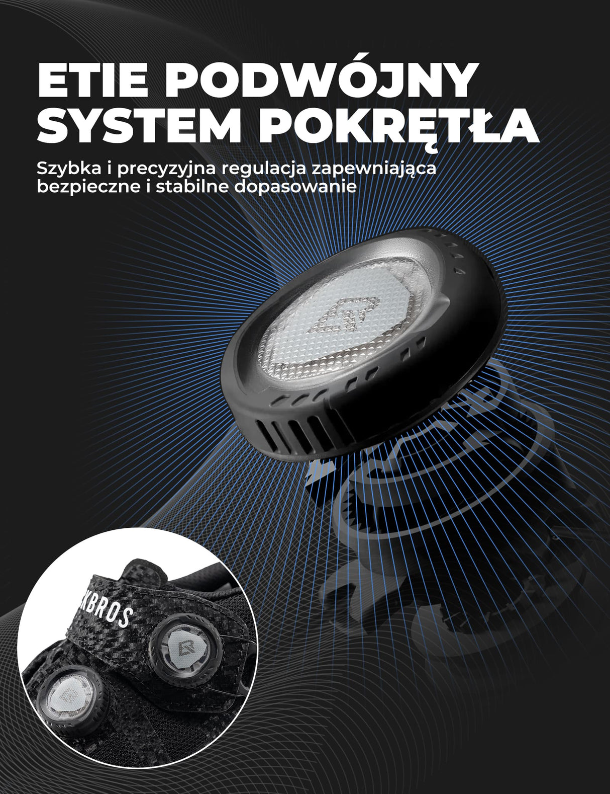 ROCKBROS Sztywne Antypoślizgowe Buty Rowerowe Z Dwoma Pokrętłami Bez Bloków-NR3 Buty rowerowe