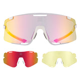 ROCKBROS Okulary Fotochromowe/ Polaryzacyjne 3 pary soczewek wymiennych, ochrona UV