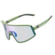 ROCKBROS Okulary Przeciwsłoneczne Fotochromowe Ultralekkie Ochrona UV400 Zielone