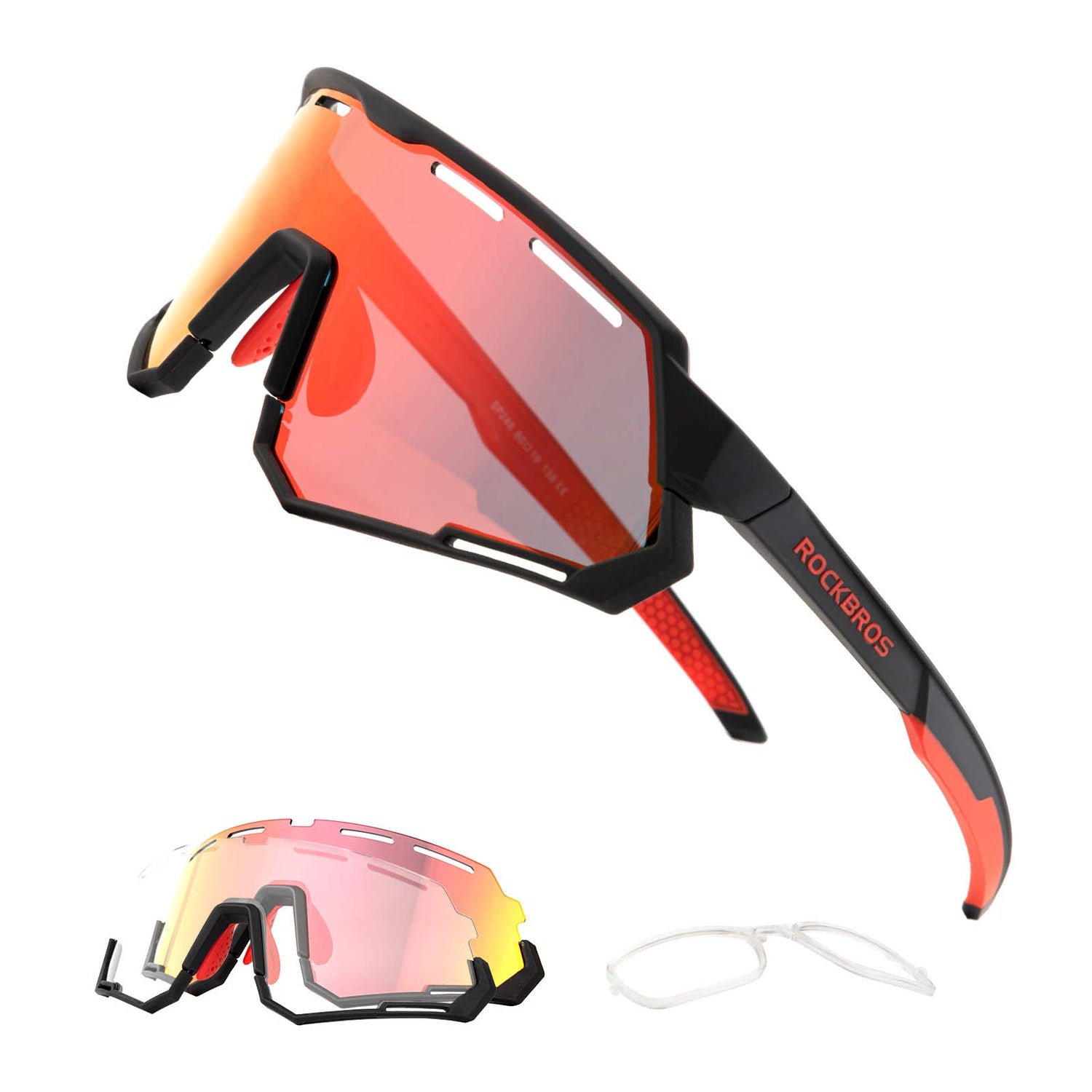 ROCKBROS Fahrradbrille 2 in 1 Polarisierte/Photochrome Brille UV-Schut – ROCKBROS-PL