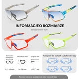 Okulary Rowerowe Dziecięce Samoprzyciemniające Ochrona UV400-SP314