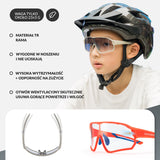 Okulary Rowerowe Dziecięce Samoprzyciemniające Ochrona UV400-SP314