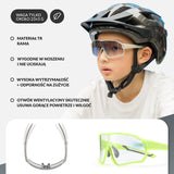 Okulary Rowerowe Dziecięce Samoprzyciemniające Ochrona UV400-SP314