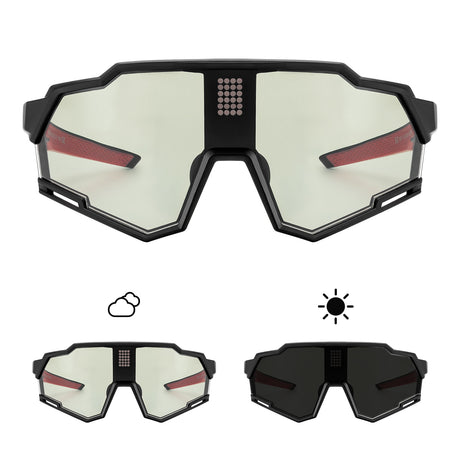 ROCKBROS Elektroniczne Okulary Rowerowe Z Soczewkami Fotochromowymi I Polaryzacyjnymi-SP280 Okulary i gogle