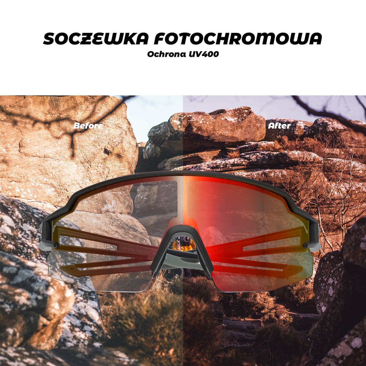 rockbros fahrradbrille ROCKBROS Fahrradbrille UV400 Photochrome Sonnenbrille Leicht – ROCKBROS-PL