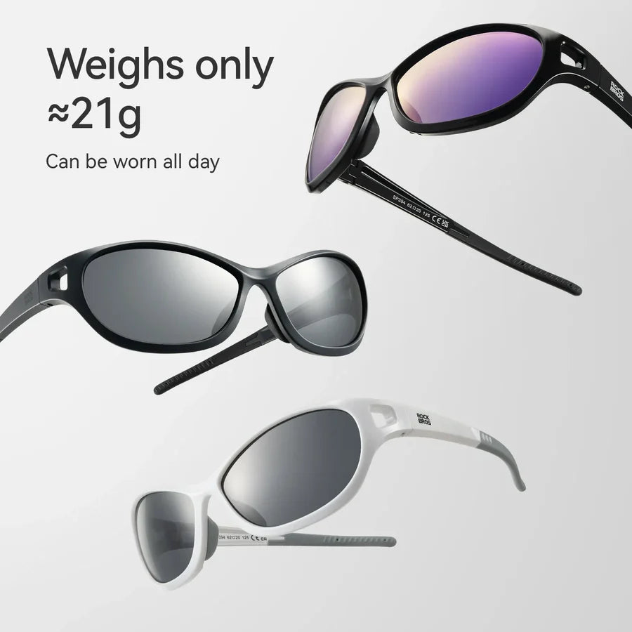 ROCKBROS Okulary sportowe z Polaryzacją Ultralight i UV400-SP394 Okulary i gogle