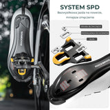 ROCKBROS Pedały Rowerowe SPD z Regulowanym Napięciem Włókno Węglowe-RD9 Pedały rowerowe