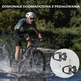 ROCKBROS Pedały Rowerowe SPD z Regulowanym Napięciem Włókno Węglowe-RD9 Pedały rowerowe