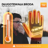 ROCKBROS Rękawiczki Wiatroszczelne z Długimi Palcami i Funkcją Ogrzewania Rękawiczki