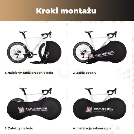 ROCKBROS Pokrowiec na Rower 26–29″-D95 Pokrowiec na rower