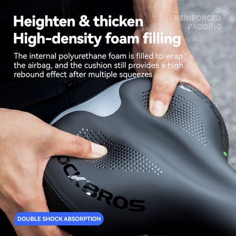 ROCKBROS Regulowane Pompowane Siodełko Rowerowe-V20 Siodełka rowerowe