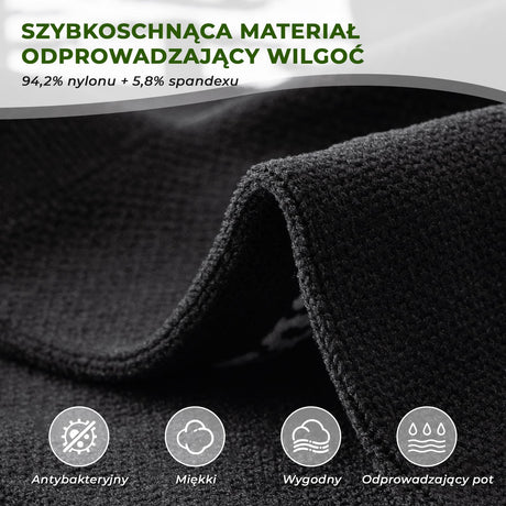 ROCKBROS Dziecięce Sportowe Skarpetki Oddychające, Kompresyjne i Amortyzujące Skarpetka