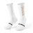 ROCKBROS Skarpety Profesjonalne Kompresyjne Kolarskie do Połowy łydki-YDWZ001 SkarpetkaBiałe S