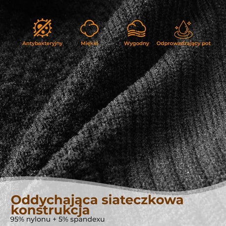 ROCKBROS Skarpety Profesjonalne Kompresyjne Kolarskie do Połowy łydki-YDWZ001 Skarpetka