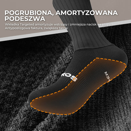 ROCKBROS Skarpety Profesjonalne Kompresyjne Kolarskie do Połowy łydki-YDWZ001 Skarpetka