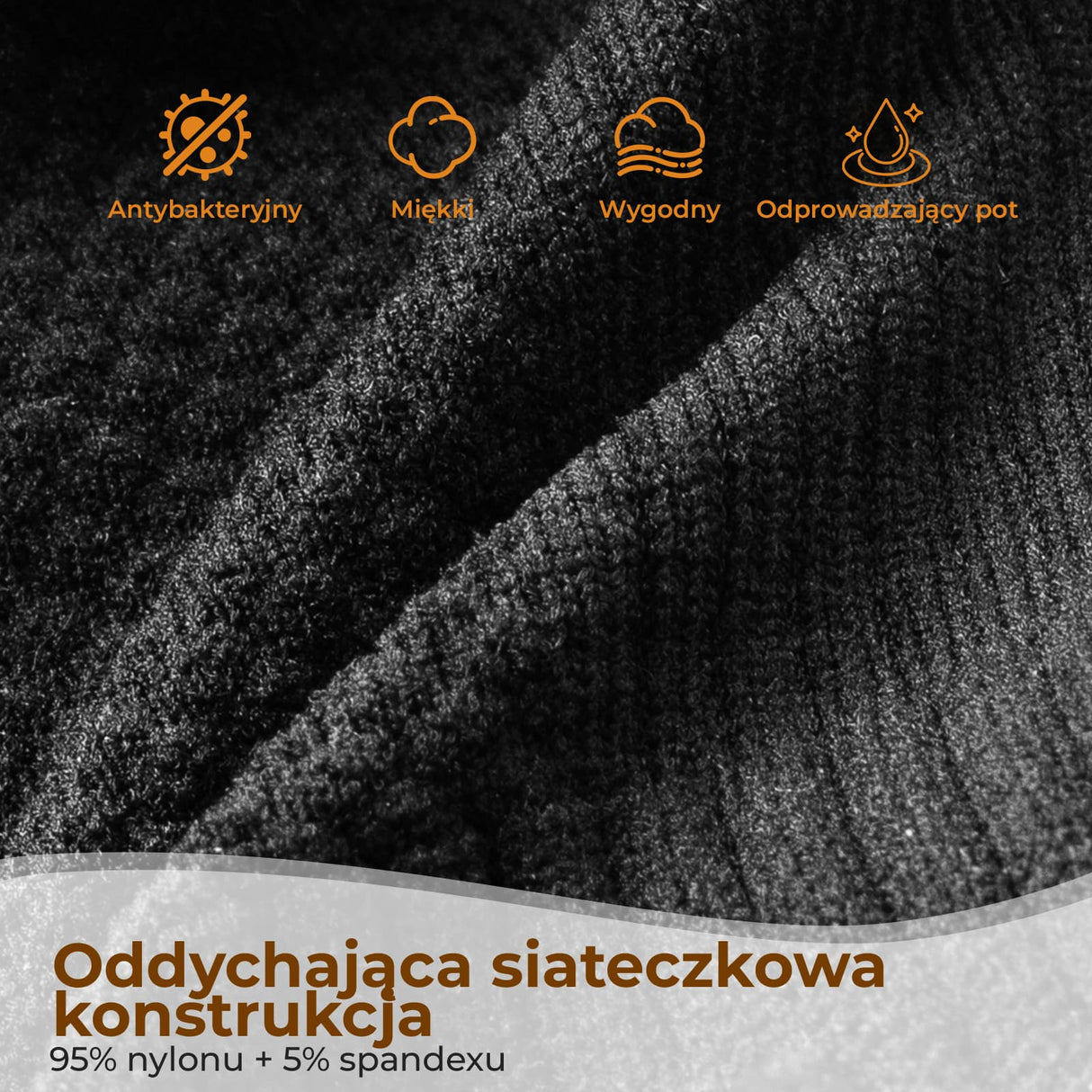 ROCKBROS Skarpety Profesjonalne Kompresyjne Kolarskie do Połowy łydki-YDWZ001 Skarpetka