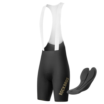 ROCKBROS Profesjonalne Spodenki Rowerowe One-Piece Z Elastic Interface® Wkładką-YDDK013-1 Spodenki z szelkami