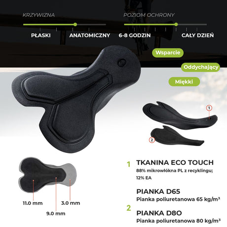 ROCKBROS Profesjonalne Spodenki Rowerowe One-Piece-YDDK013-1 Spodenki rowerowe na szelkach