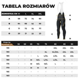 ROCKBROS Profesjonalne Spodenki Rowerowe Technologia Elastic Interface® I Bezpieczeństwo-YDCK009-1 Spodnie rowerowe na szelkach