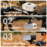 ROCKBROS Lampka Rowerowa Przednia 1200 lm-QC1200 Światła rowerowe