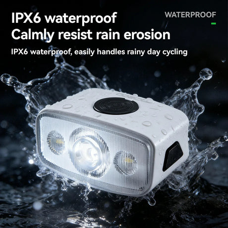 ROCKBROS Lampka Rowerowa Przednia 1200 lm-QC1200 Światła rowerowe