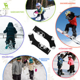 ROCKBROS Qunature Dziecięce Skarpety Narciarskie Do Kolan W Kolorze Pandy-Q23-015 Skarpetka