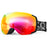 ROCKBROS Qunature Gogle Śnieżne Ochrona UV Podwójne Soczewki Przeciwmgielne-Q23-005 Gogle narciarskieCzarny