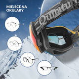 ROCKBROS Qunature Gogle Śnieżne Ochrona UV Podwójne Soczewki Przeciwmgielne-Q23-005 Gogle narciarskie