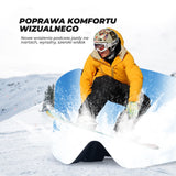 ROCKBROS Qunature Gogle Narciarskie I Snowboardowe UV, Przeciwmgielne, OTG-Q23-008 Gogle narciarskie