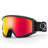 ROCKBROS Qunature Gogle Narciarskie Śniegowe Ochrona UV Damskie/Męskie Przeciwmgielne -Q23-003 Gogle narciarskieCzarny