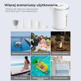 Qunature Qunature Mini Szybka Pompka Elektryczna 1500 mAh, Funkcja Inflacji i Deflacji Elektronika