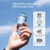 Qunature Qunature Mini Szybka Pompka Elektryczna 1500 mAh, Funkcja Inflacji i Deflacji Elektronika