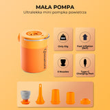 Qunature Qunature Mini Szybka Pompka Elektryczna 1500 mAh, Funkcja Inflacji i Deflacji Elektronika