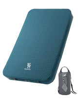 Qunature Qunature Przenośna Nadmuchiwana Mata Piankowa do Spania 4 Calowa BiwakNiebieski 1-osobowa