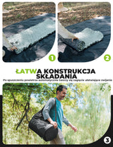 Qunature Przenośna Nadmuchiwana Mata Piankowa do Spania 4 Calowa