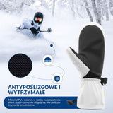 ROCKBROS Qunature Rękawiczki Narciarskie Zimowe z Funkcją Ekranu Dotykowego Wodoodporne Wielobarwny-014-S346 Rękawiczki