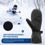 ROCKBROS Qunature Rękawiczki Narciarskie Zimowe z Funkcją Ekranu Dotykowego Wodoodporne Wielobarwny-014-S346 Rękawiczki