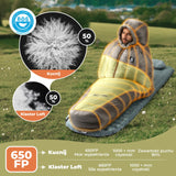 Qunature Qunature Śpiwór Puchowy Mummy-HS-800 Biwak