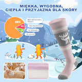 ROCKBROS Qunature Wełniane Skarpety Narciarskie Dla Dzieci-Q23-011 Skarpetka