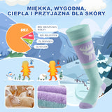 ROCKBROS Qunature Wełniane Skarpety Narciarskie Dla Dzieci-Q23-011 Skarpetka
