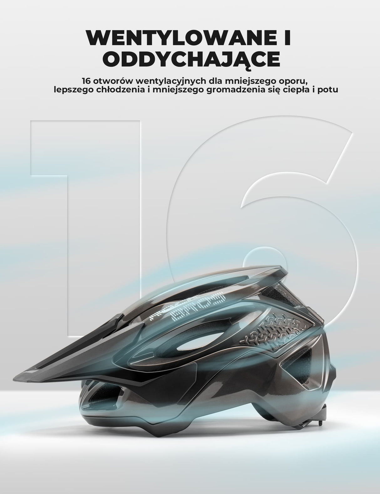 Kask Rowerowy MTB z Dużym Daszkiem-LK-99