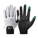 ROCKBROS Rękawiczki Rowerowe Touchscreen Z Amortyzacją Wiosenno-letni Cienki Styl-S403-1 RękawiczkiBiałe M