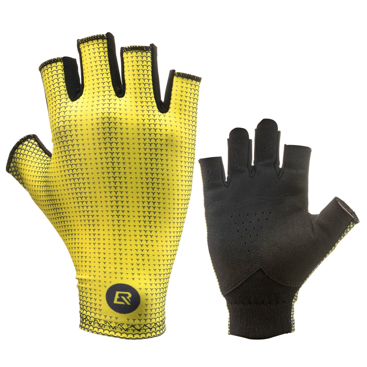 fahrradhandschuhe halbfinger ROCKBROS Fahrradhandschuhe Halbfinger Kurz Anti-Rutsch Unisex Gelb M-X – ROCKBROS-PL