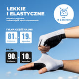 ROCKBROS Rękawiczki Rowerowe bez Palców Maksymalna Przyczepność i Wentylacja-S376 Rękawiczki