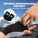 ROCKBROS Rękawiczki Rowerowe bez Palców Maksymalna Przyczepność i Wentylacja-S376 Rękawiczki