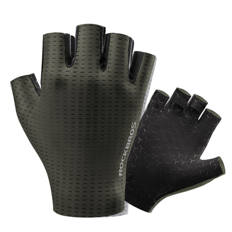 ROCKBROS Rękawiczki Rowerowe bez Palców Maksymalna Przyczepność i Wentylacja-S376 RękawiczkiMoro S
