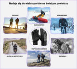 Zimowe Rękawiczki Rowerowe na Całych Palcach dla Kobiet i Mężczyzn