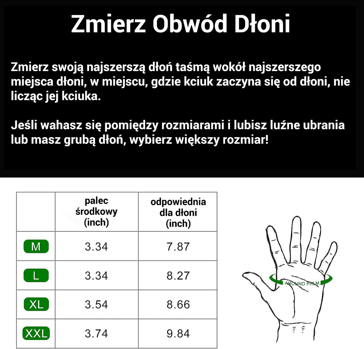 Zimowe Rękawiczki Rowerowe na Całych Palcach dla Kobiet i Mężczyzn