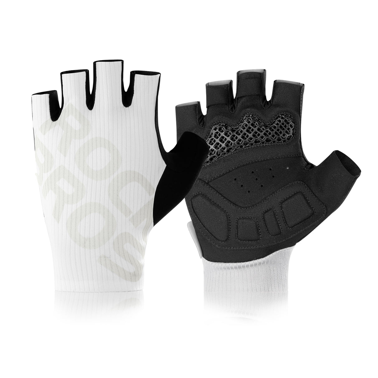 ROCKBROS Rękawiczki Rowerowe Półpalce Z Amortyzacją 3D-S405 RękawiczkiBiałe M